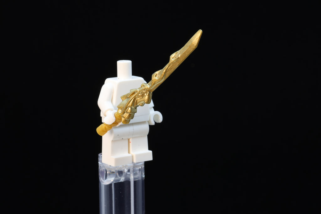 Chrome Gold Fire Sword