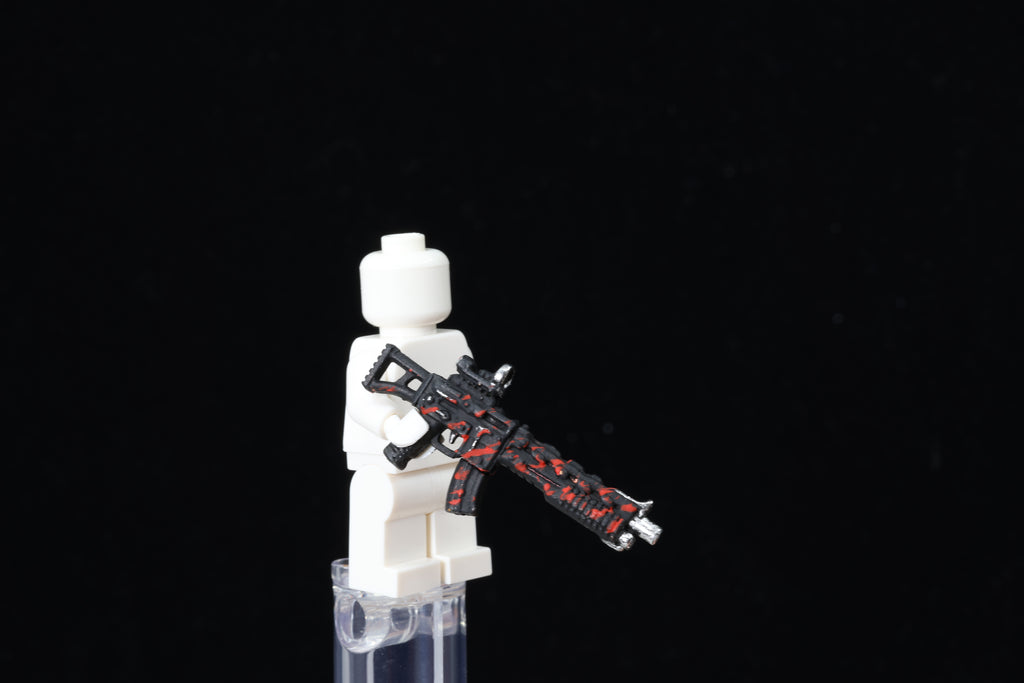 Red Camo Assault Rifle