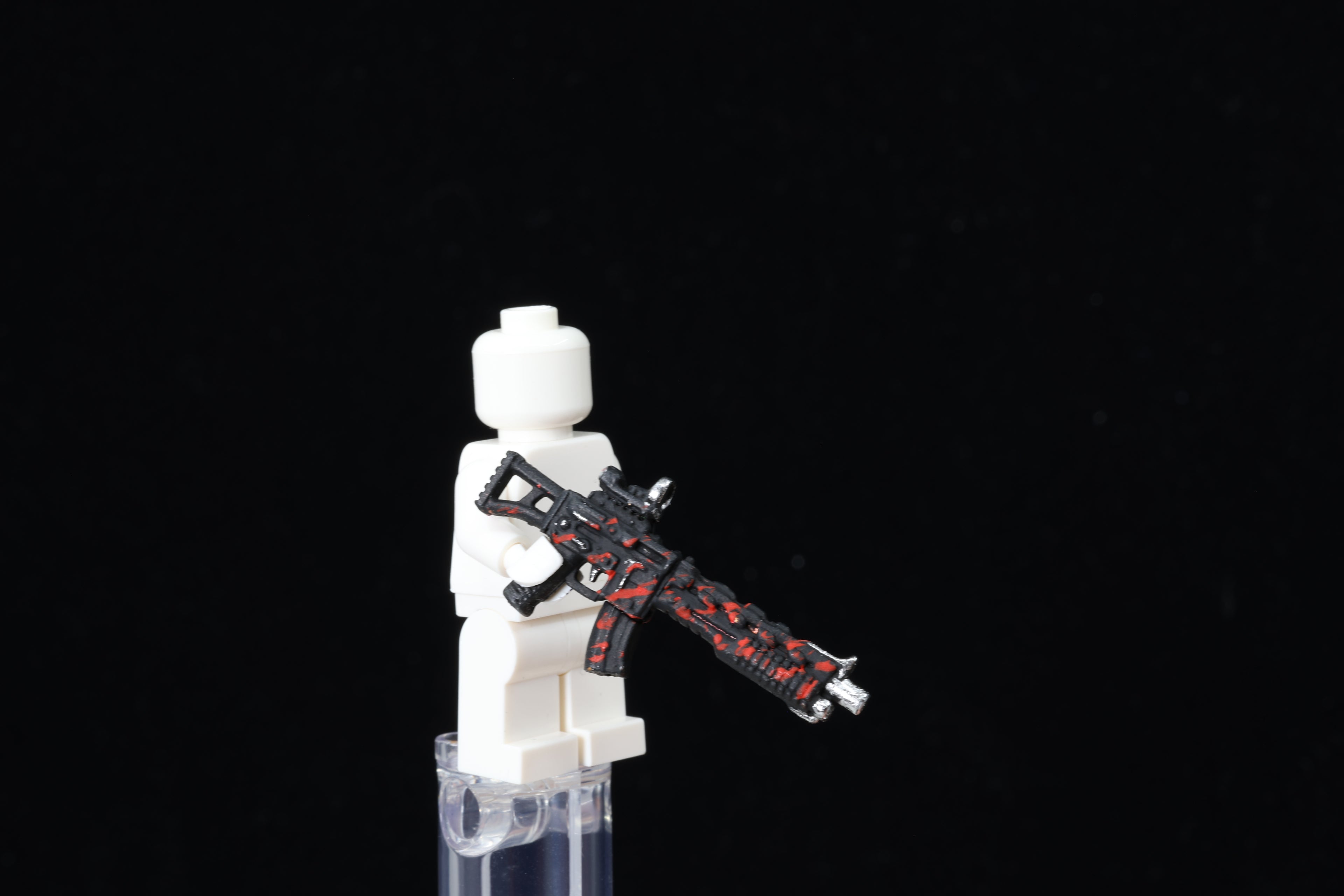 Red Camo Assault Rifle