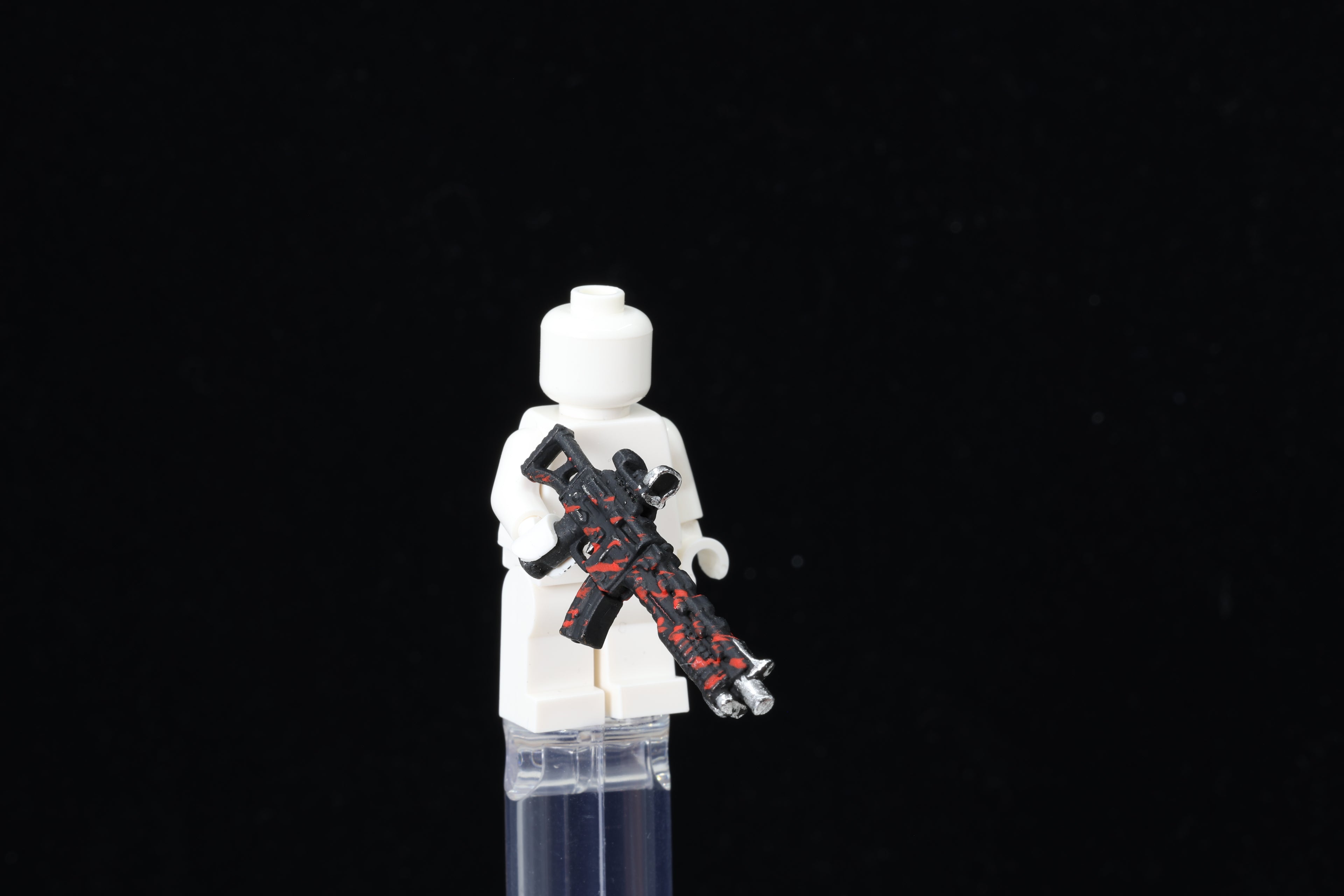 Red Camo Assault Rifle