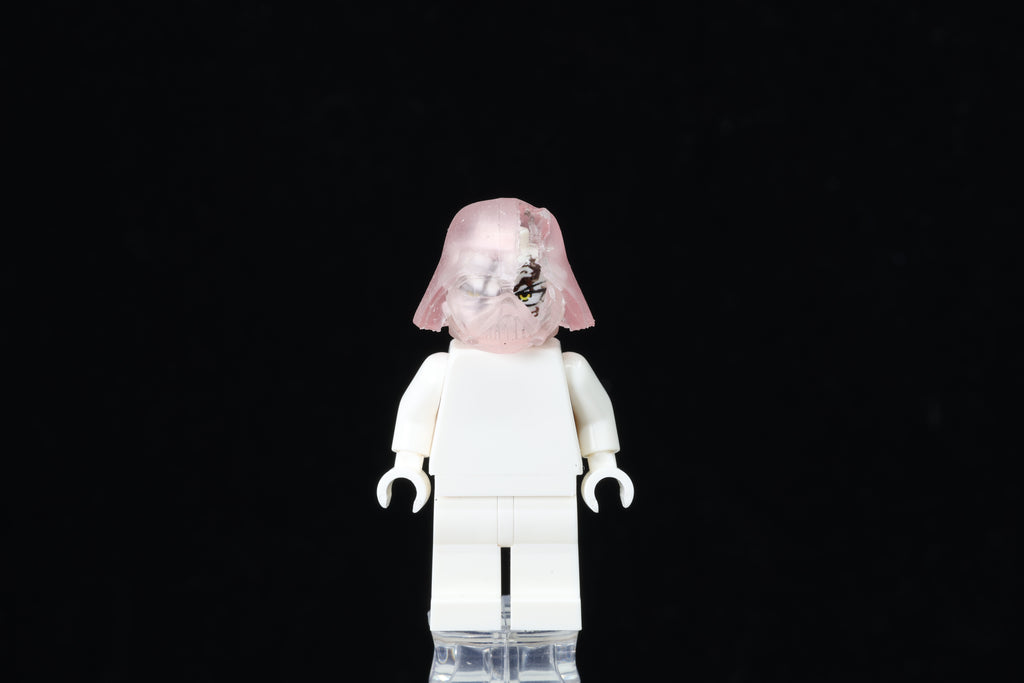Transparent Red Dark Lord Helmet