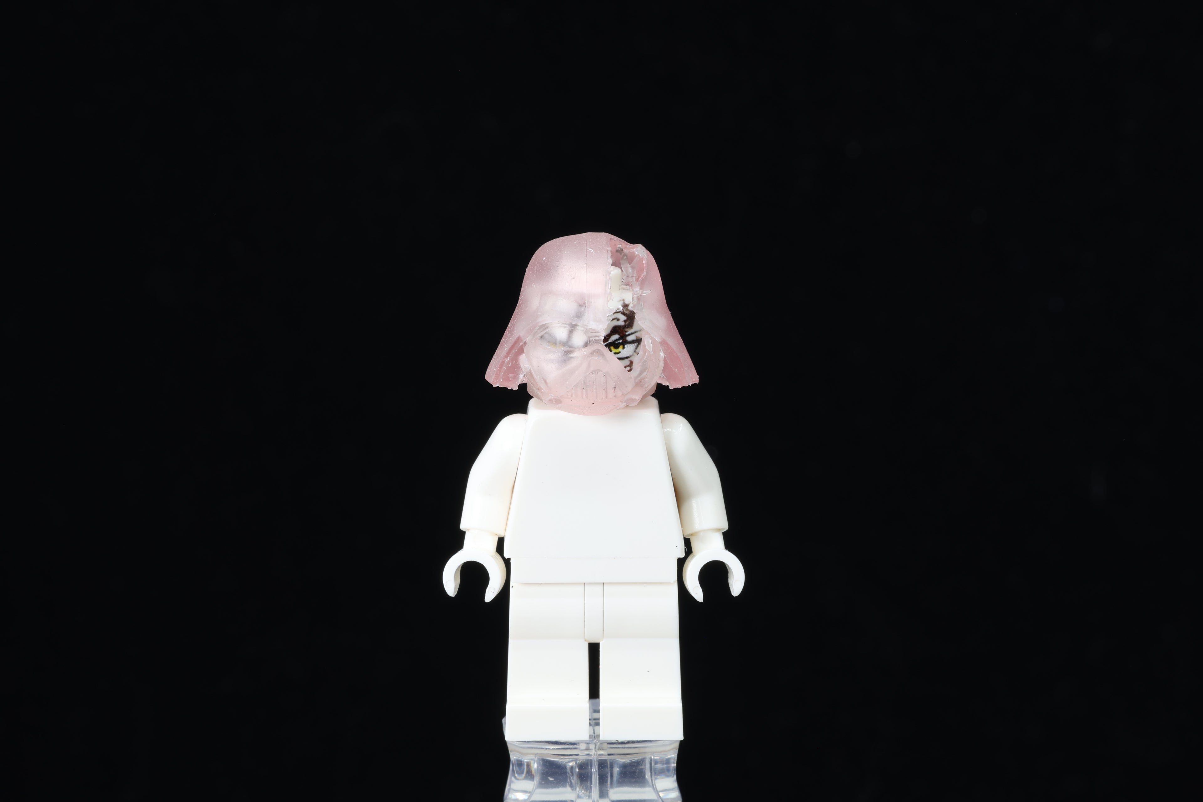 Transparent Red Dark Lord Helmet